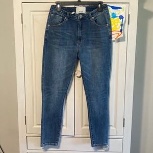 One Teaspoon High Waist Freebird II Stretch Skinny Jeans Size 31
